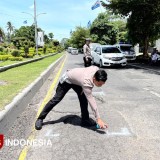 Satlantas Polresta Banyuwangi Petakan Jalan Berlubang, Agar Segera Dapat Perbaikan