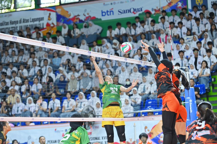 Bola Voli Popnas 2025,  Putra dan Putri DKI Jakarta Akan Bertemu Jateng