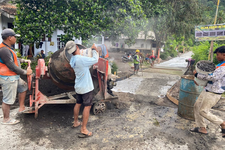 Warga Lebakharjo Menuju Kebangkitan di Tangan Kesatria TMMD