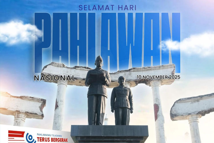 Ilustrasi hari pahlawan.