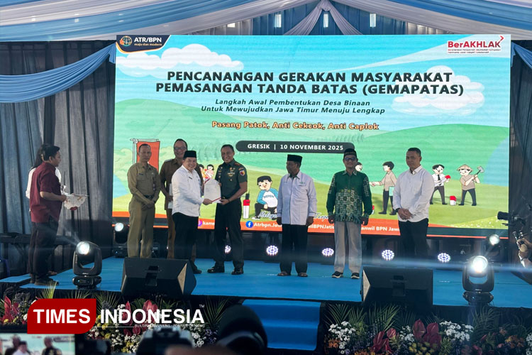 Nostalgia ke Tempat Tugas Lama, Kepala BPN Jatim Pantau Gemapatas di Gresik