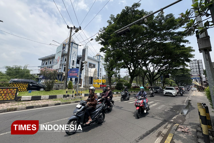 Kawasan Suhat yang menjadi proyek strategis perbaikan drainase. (Foto: Tria Adha/TIMES Indonesia)