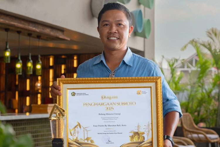 Four Points by Sheraton Bali, Kuta Raih Piagam Penghargaan Subroto 2025 untuk Efisiensi Energi