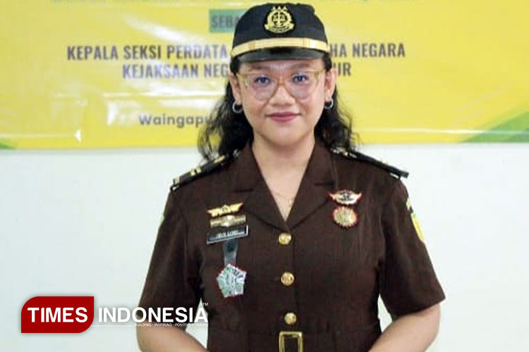 Kasi Bidang Perdata dan Tata Usaha Negara (DATUN) Kejari Sumba Timur Diva Risky Pastota Loak, SH.(FOTO:Habibudin/TIMES Indonesia)