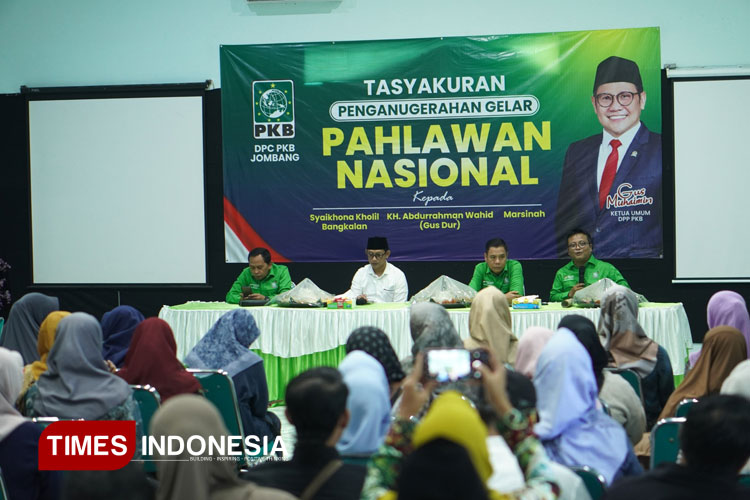 Gus Dur Pahlawan Nasional, PKB Jombang Kenang Perjuangan Sang Guru Bangsa
