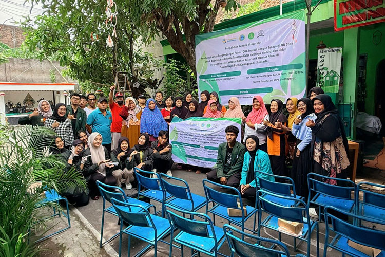 Politeknik Indonusa Surakarta Kembangkan Pojok TOGA Inovatif Berbasis QR Code di Proklim Gajah Putih