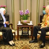 Gubernur Khofifah Bahas Kerja Sama Strategis dengan Lee Hsien Loong di Singapura