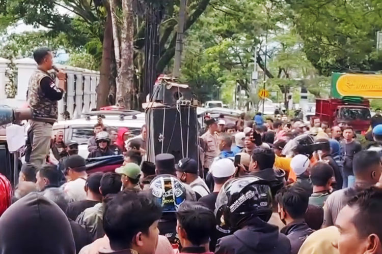 Aksi Damai Pedagang Dukung Penuh Penataan Pasar Induk Cianjur