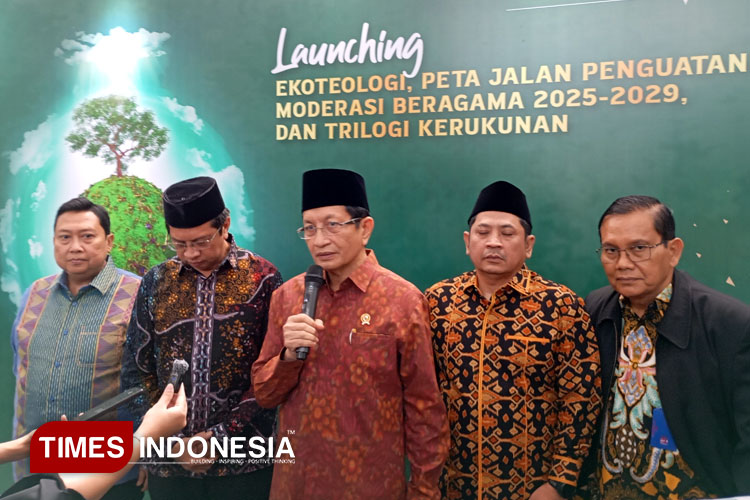 Luncurkan 3 Buku, Menag Nasaruddin Ungkap Pentingnya Ekoteologi, Kerukunan dan Penguatan Moderasi Beragama