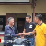 Polsek Rogojampi Banyuwangi Serahkan Motor Terlantar Milik Warga Jember