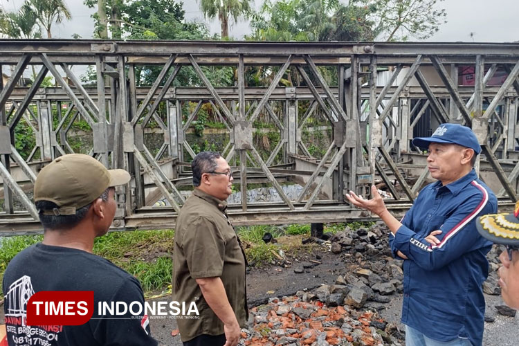 Percepat Pemasangan Jembatan Bailey, Wali Kota Malang Pastikan Pekan Depan Selesai