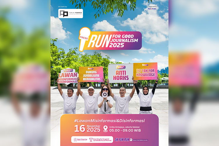 Fun Run Forum Pemred 2025 Ajak Publik Dukung Jurnalisme Berkualitas