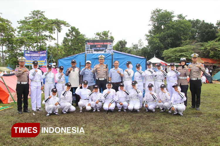 Polantas Menyapa: Satlantas Majalengka Bentuk PKS XVI dan Lomba Tenda Terbaik