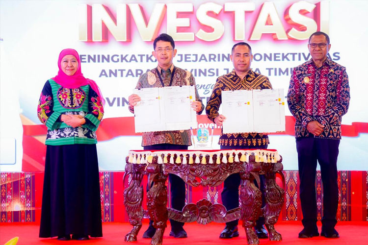 Dukung Misi Dagang Provinsi, Bank Jatim dan Bank NTT Tandatangani Kerja Sama