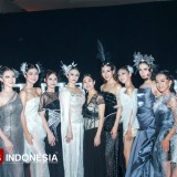 Swan Lake Domi Jolie, Gaun Mewah Berbahan Jala Memukau Surabaya Fashion Parade 2025