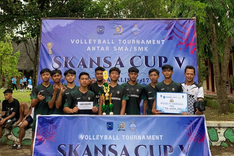 SMKN 1 Nawangan Pacitan Peringkat Tiga di Turnamen SKANSA CUP