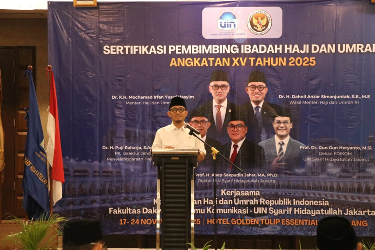 Kemenhaj RI dan UIN Jakarta  Selenggarakan Sertifikasi Pembimbing Ibadah Haji dan Umrah