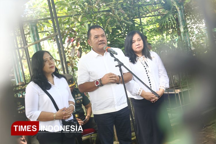 Ziarah Makam R Soenardi, Ir Agoes Soerjanto: Pesan Orang Tua Kami Jangan Lupakan TNI
