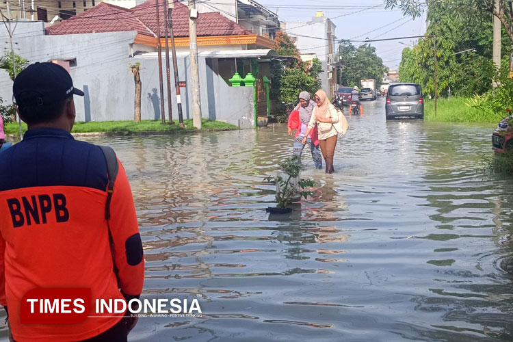 Tanggul Kali Lamong Jebol Lagi, Ratusan Rumah Terendam Banjir