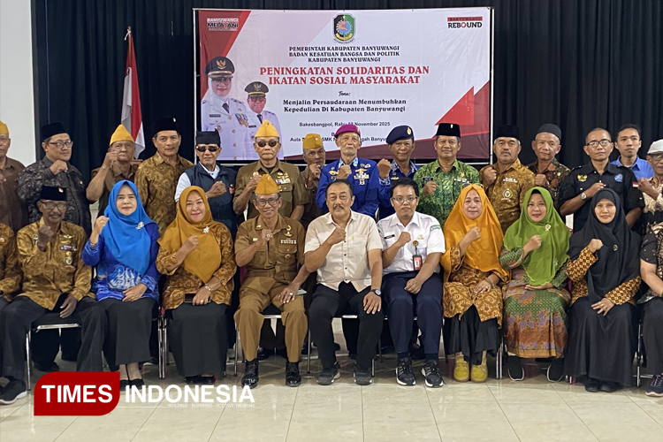 Bakesbangpol Banyuwangi Gandeng Veteran dan Tokoh Masyarakat Jaga Stabilitas Daerah