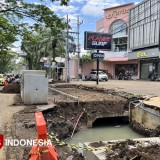 Pengerjaan Drainase di Jalan Suhat Kota Malang Capai 70 Persen