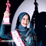 Raih Miss Hijab Indonesia Inspiratif 2025, Andini Zhafarina Ajak Percaya Potensi Diri