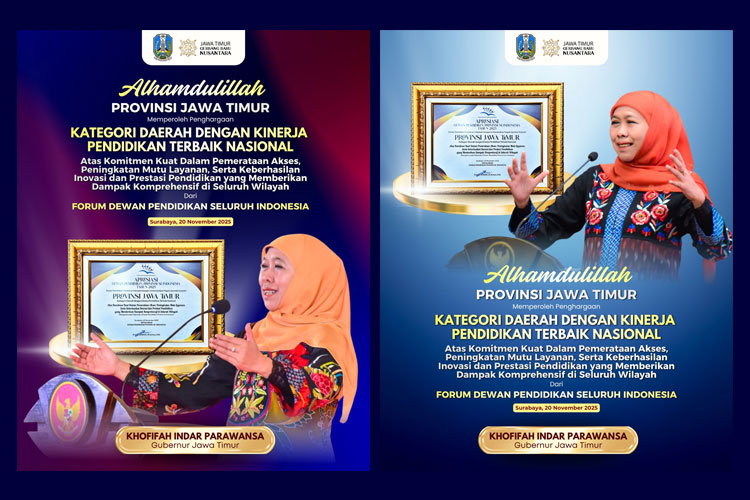 Mendikdasmen Saksikan Penganugerahan Provinsi Jatim Berkinerja Pendidikan Terbaik