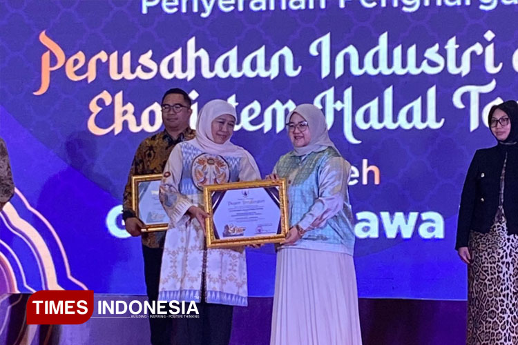 Perusahaan di Jombang Terima Penghargaan Industri dengan Ekosistem Halal Terbaik
