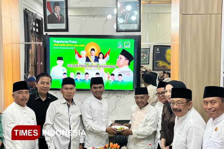 PKB Kota Malang Tasyakuran Berkat Anugerah Pahlawan Nasional Gus Dur hingga Marsinah