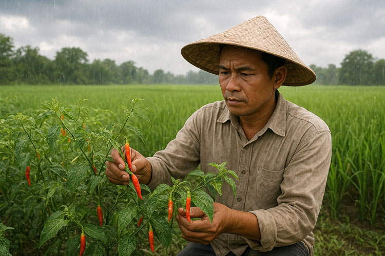 Dispertan Banyuwangi Ingatkan Petani Waspadai Curah Hujan Tinggi
