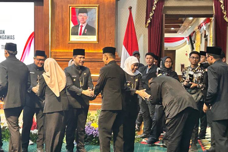Gubernur Jatim Lantik 580 Pejabat Administrator dan Pengawas, 6 Jabatan Masih Kosong