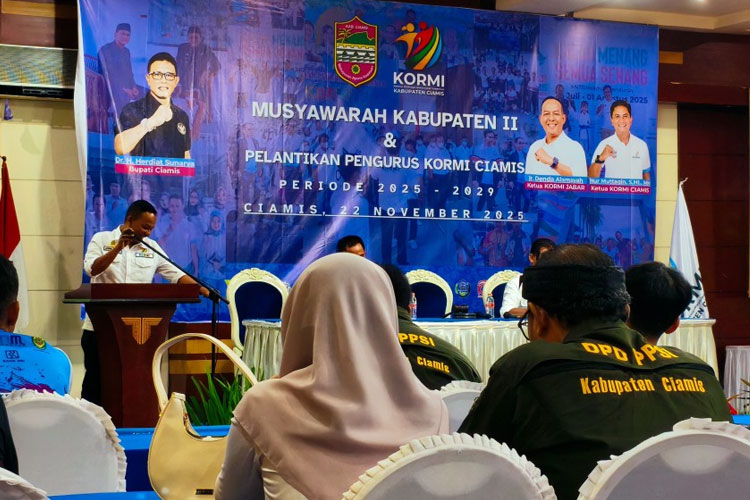 Terpilih Secara Aklamasi Nur Muttaqin Kembali Nahkodai KORMI Ciamis