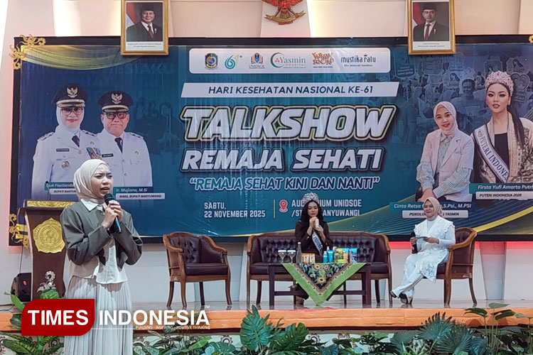 Generasi Muda Banyuwangi Belajar Pentingnya Mental Health Bersama Puteri Indonesia 2025