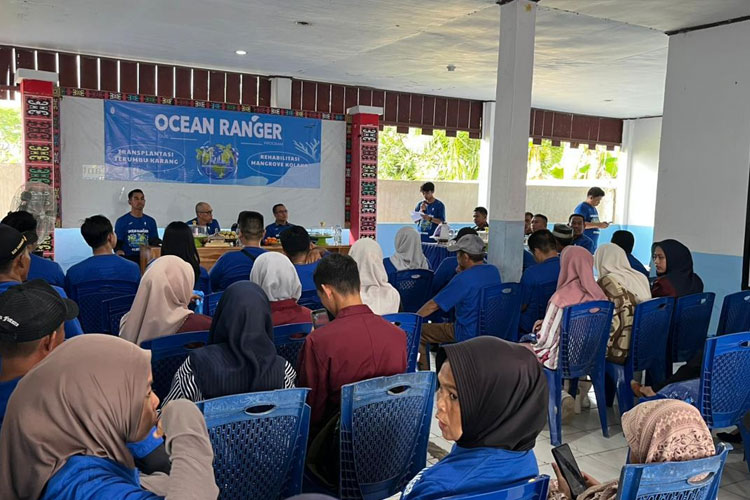 Ocean Ranger Tanam 1.200 Terumbu Karang dan Angkut 150 Kg Sampah di Sultra