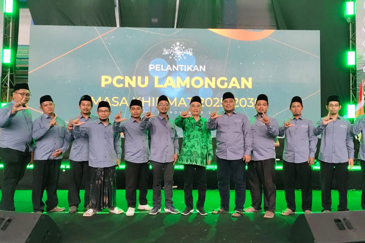 PCNU dan RMINU Lamongan Resmi Dilantik, Siap Perkuat Lembaga Pesantren