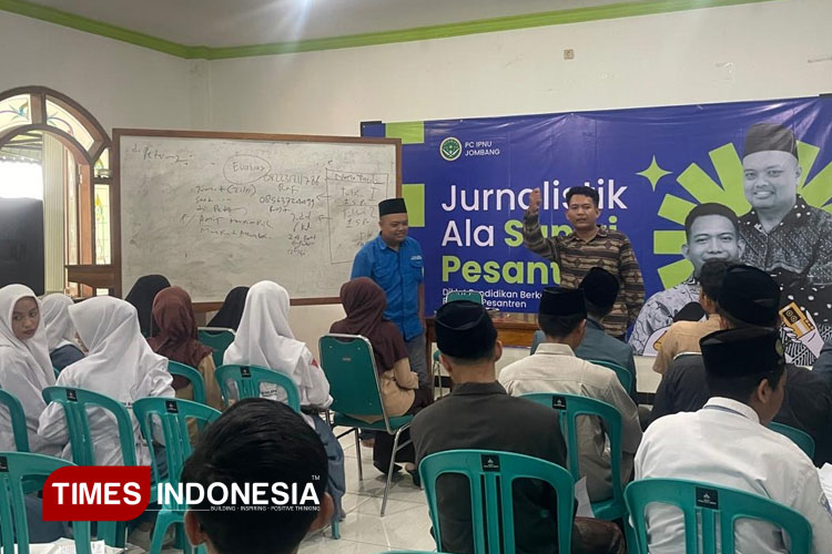 Santri Harus Bisa Menulis, IPNU Jombang Gelar Pelatihan Jurnalistik Ala Pesantren