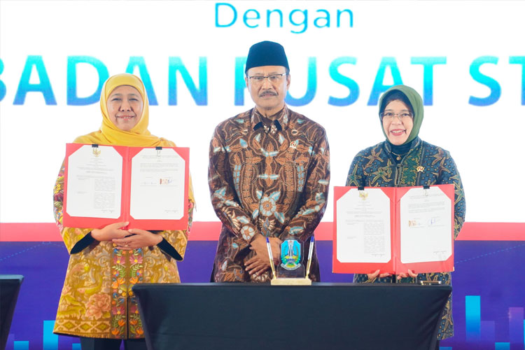 Pemprov Jatim dan BPS Tandatangani Kesepakatan, Presisi Data Sasaran Program Pembangunan