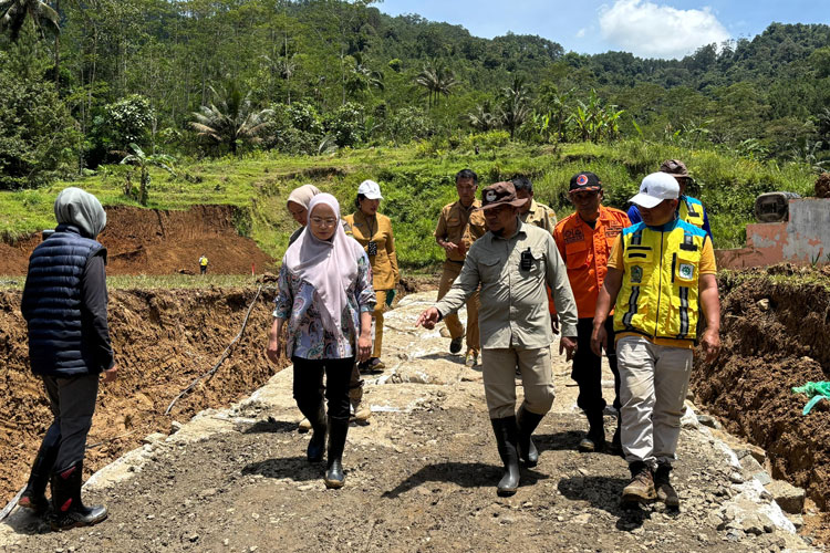 50 Hunian Sementara Korban Longsor Situkung Banjarnegara Mulai Dibangun