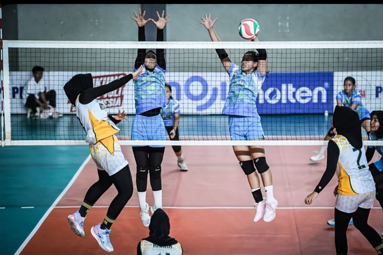 Kejurnas Voli Antarklub U-19 2025, Vita Solo Putri dan Ganevo Yogya Putra Taklukkan Lawan di Laga Perdana