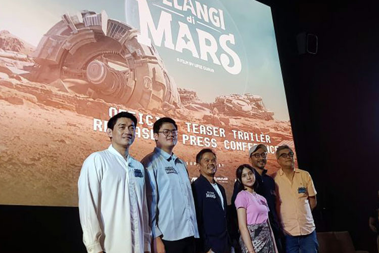 Di Balik 'Pelangi di Mars', Eksperimen XR Upi Guava Bangun Dunia 2090