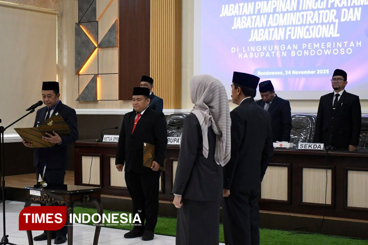 Bupati Bondowoso Lantik 30 Pejabat, Berikut Daftarnya