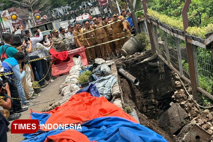 Jembatan Brantas Malang Ambrol, Pemkot Malang SIapkan Rekayasa Lalin