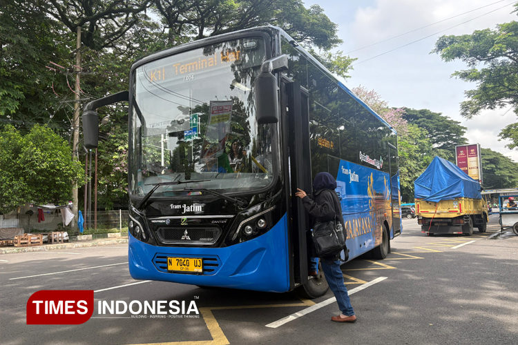 Pemkot Malang Kebut Pemasangan Rambu Pemberhentian Bus Trans Jatim