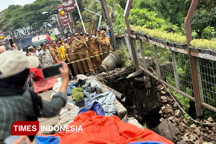 Wali Kota Malang Ungkap Penyebab Jembatan Brantas Ambrol