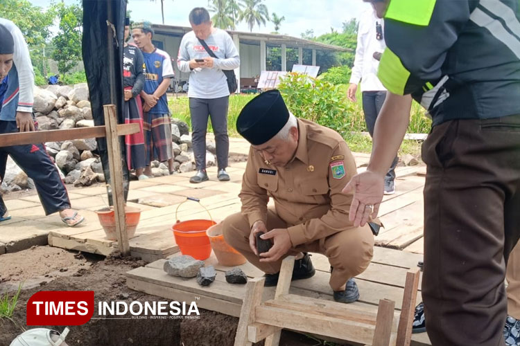 Peletakan Batu Pertama Fasilitas Ponpes, Sanusi: Kami Dukung dan Berikan Kemudahan