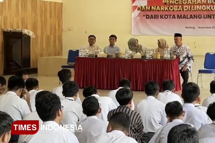 Kasus Meningkat, Polresta Malang Kota Gencar Sosialisasi Anti Bullying