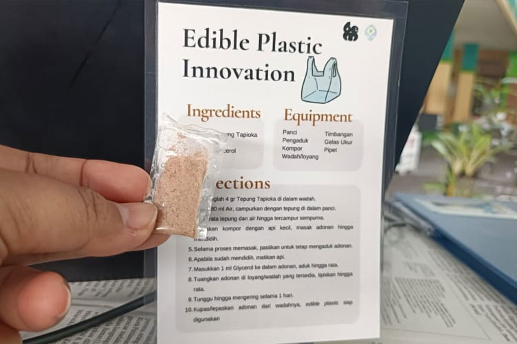 Melihat Proses Pembuatan Edible Plastic, Solusi Kemasan Ramah Lingkungan