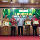 Tiga Desa Juara Swasembada Pangan Nasional Unesa Village Award 2025