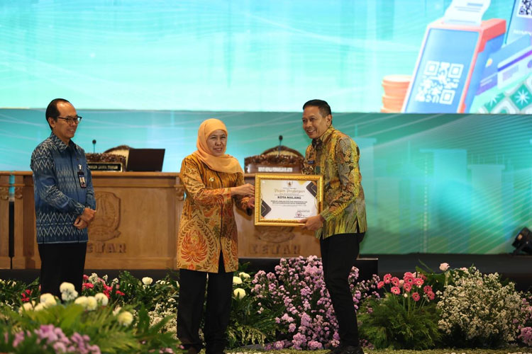 Wali Kota Malang Raih Tiga Penghargaan dari Gubernur Jatim