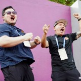 Melihat Keseruan Mas Dhito - Gading Marten Nribun Bareng di Stadion Brawijaya
